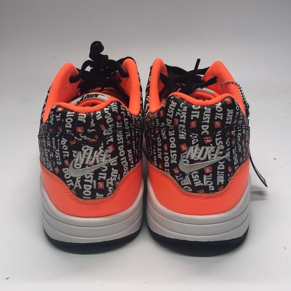 JDI AirMax 1s Orange/Black 875844-008 USED Size 14 - Picture 4 of 9